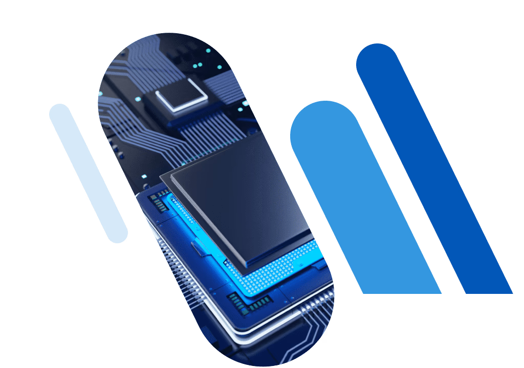 Nahaufnahme von Serverhardware